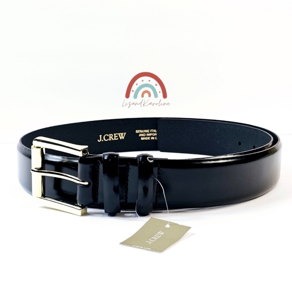 New! J. Crew Wide Belt in Spazzolato Leather - Picture 5 of 16